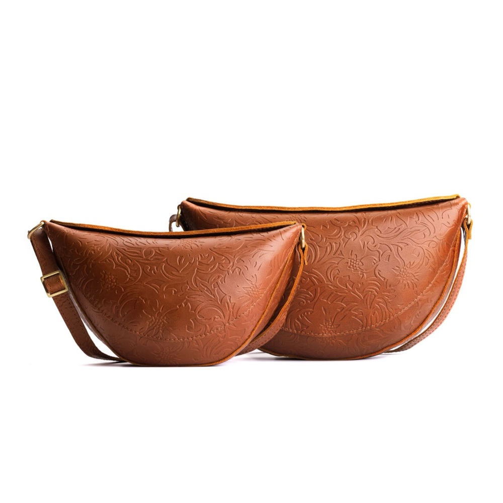 Portland Leather Brown Crossbody Bag NWOT